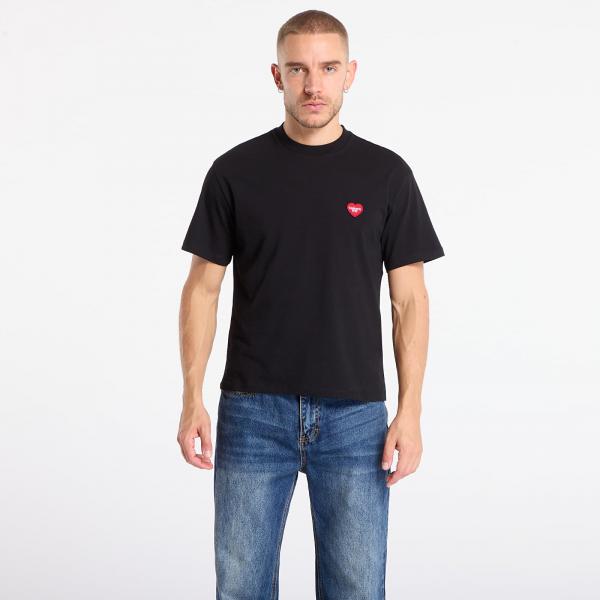 Tričko Carhartt WIP W' S/S Heart Patch T-Shirt UNISEX Black/ Red S