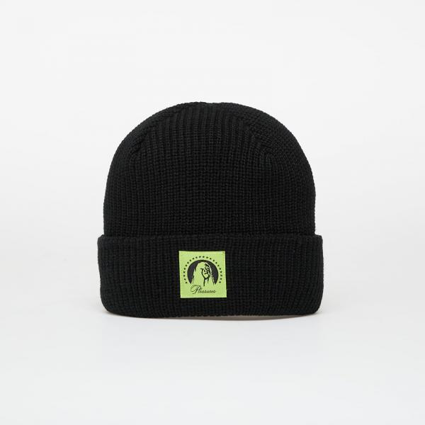 Čepice PLEASURES Critic Beanie Black Universal