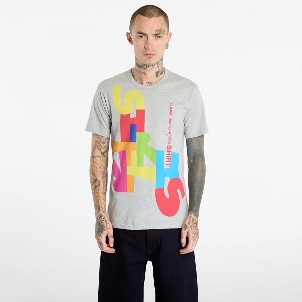 Tričko Comme des Garçons SHIRT T-Shirt With Graphic Print Top Grey M