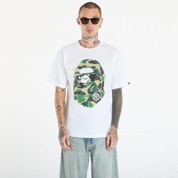 Tričko A BATHING APE Abc Camo Big Ape Head Tee UNISEX White/ Gr XL