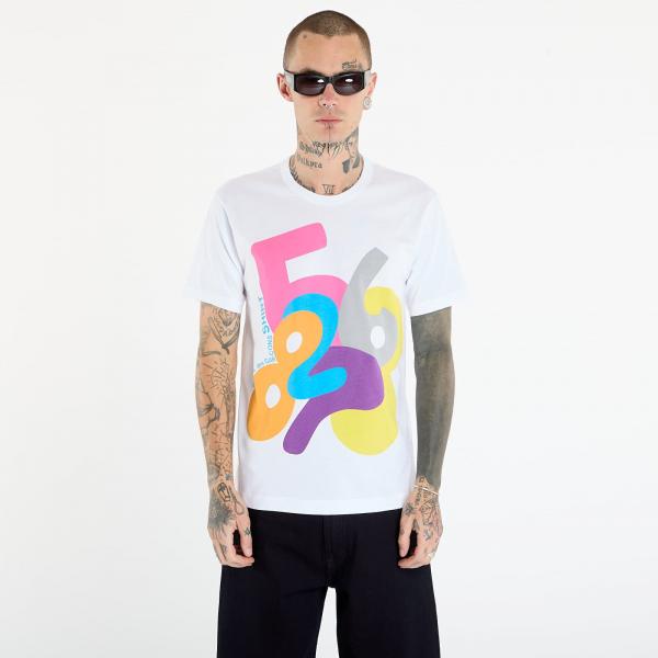 Tričko Comme des Garçons SHIRT T-Shirt With Graphic Print White M
