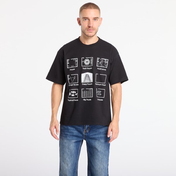 Tričko PLEASURES House Blend T-Shirt Black S