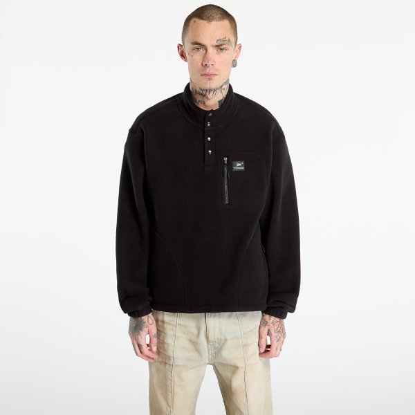 Mikina Patta Sherpa Fleece Overhead UNISEX Black XS