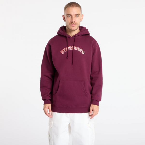 Mikina PLEASURES Mirror Hoodie Eggplant M