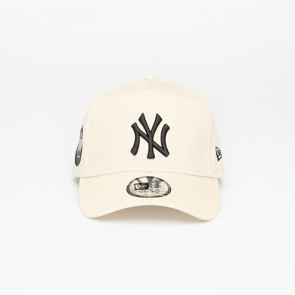 Kšiltovka New Era New York Yankees MLB Sidepatch 9FORTY E-Frame Adjustable Cap Light Beige Universal