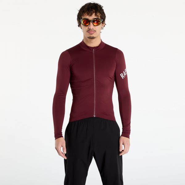 Dres Rapha Men's Pro Team Long Sleeve Midweight Jersey Port/ White L