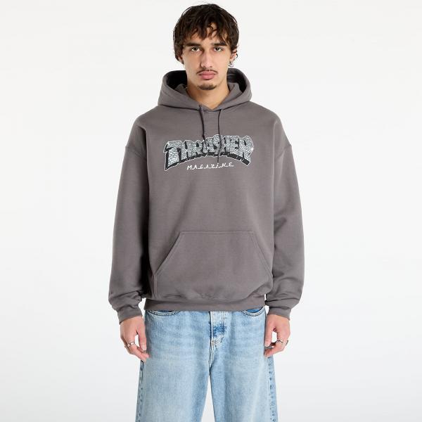 Mikina Thrasher Disco by Spanky Hoodie Charcoal XL