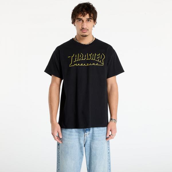 Tričko Thrasher Shadow Mag Logo T-Shirt Black S