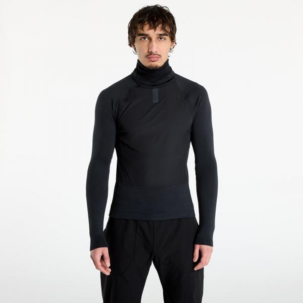 Tričko Rapha Men's Insulated Windblock Base Layer Black/ Black M
