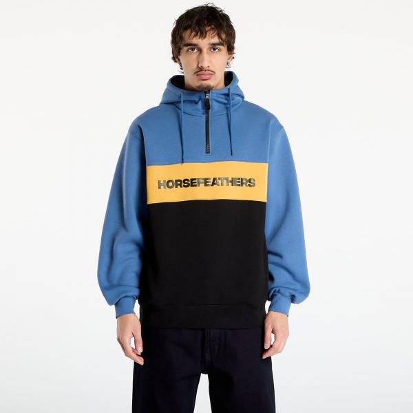Mikina Horsefeathers Fulton Sweatshirt Moonlight Blue/ Black M