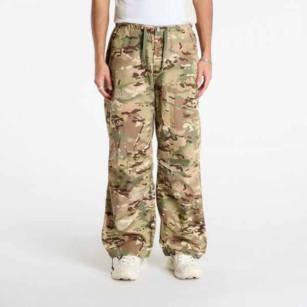 Kalhoty PLEASURES Gem Camo Wide Pants Camo L