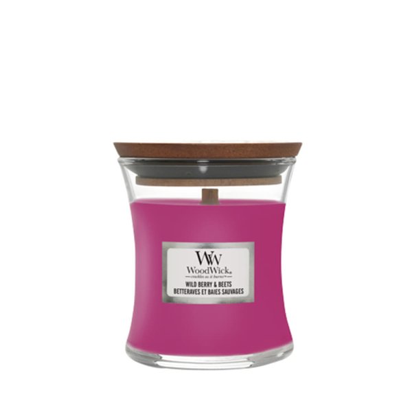 Woodwick Small Hourglass Candle Wild Berry & Beets Universal