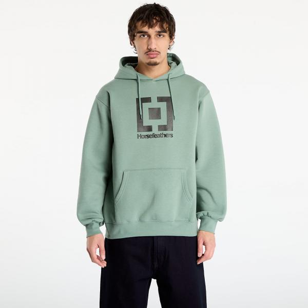 Mikina Horsefeathers Leader Sweatshirt Iceberg Green XXL