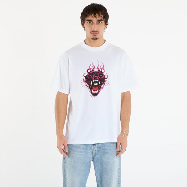 Tričko Patta Fire Panther T-Shirt UNISEX White XXL
