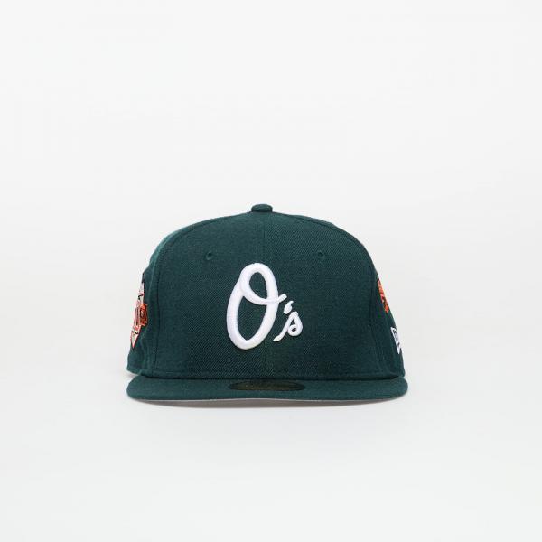 Kšiltovka New Era 59FIFTY MLB Img Seasonal Aoe Baltimore Orioles Dark Green 7