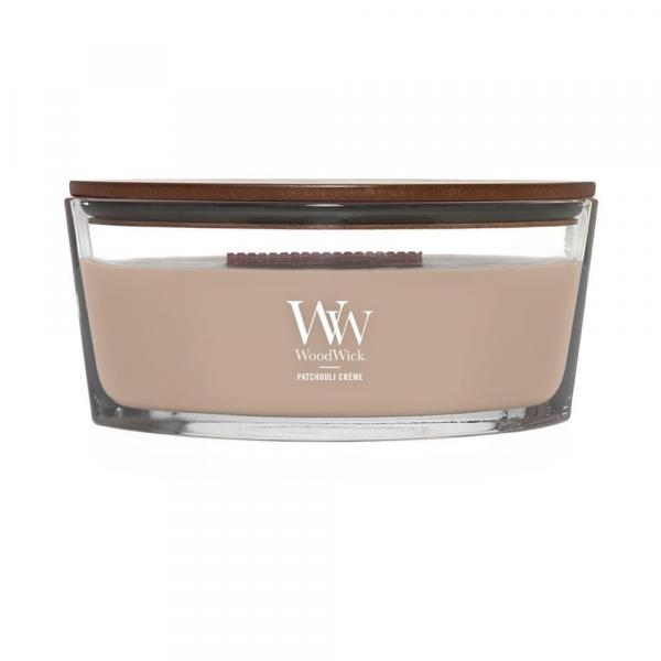 Woodwick Elipse Candle Patchouli Creme Universal