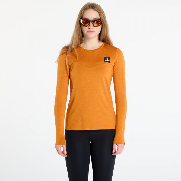 Tričko SAYSKY W Reflective Logo Pace Long Sleeve Orange L