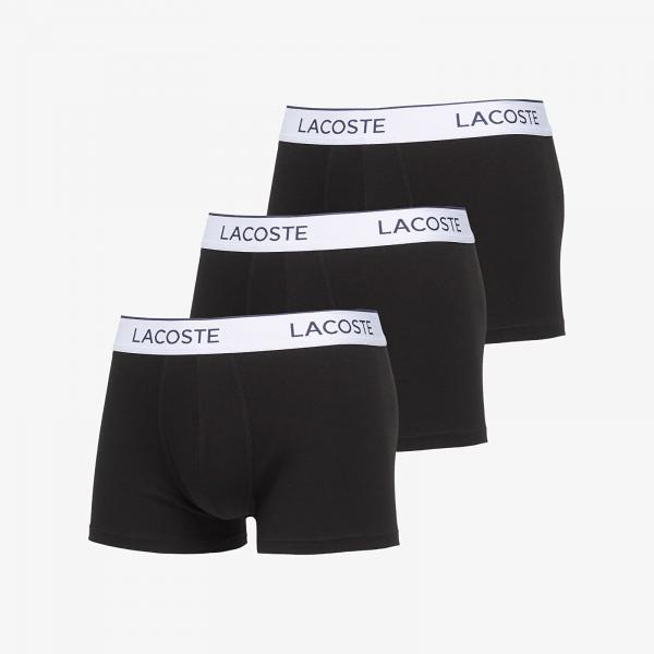 LACOSTE Trunks Underwear 3-Pack Black L