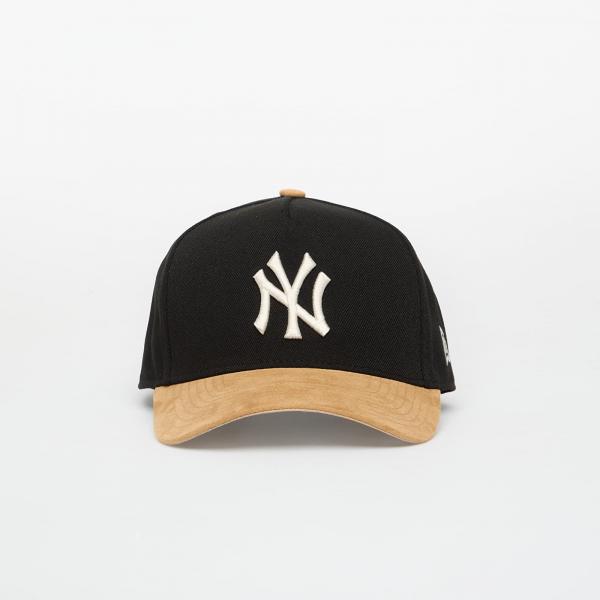 Kšiltovka New Era 9FORTY Aframe MLB Suede Visor New York Yankees Black/ Camel Universal