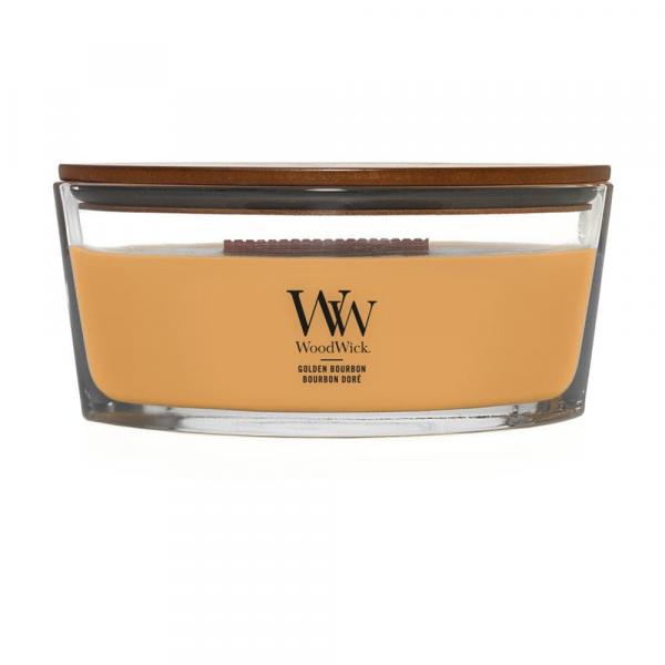 Woodwick Elipse Candle Golden Bourbon Universal