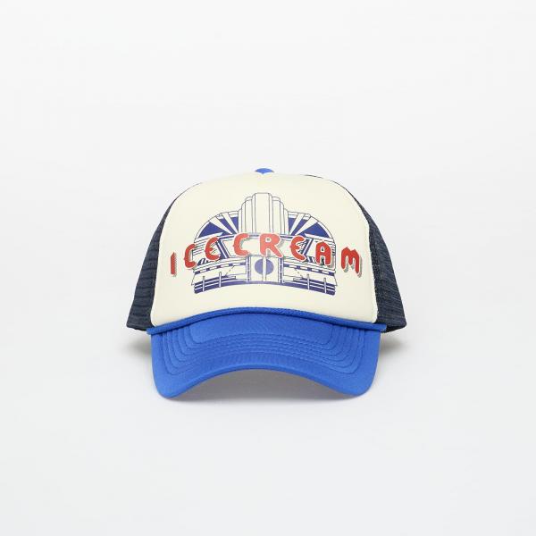 Kšiltovka Billionaire Boys Club Icecream Diner Trucker Cap Ecru/ Blue OS