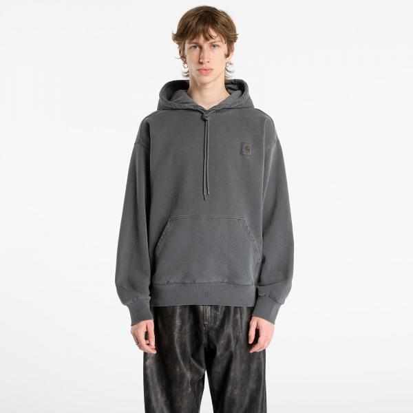 Mikina Carhartt WIP Hooded Vista Sweat UNISEX Black Garment Dyed L