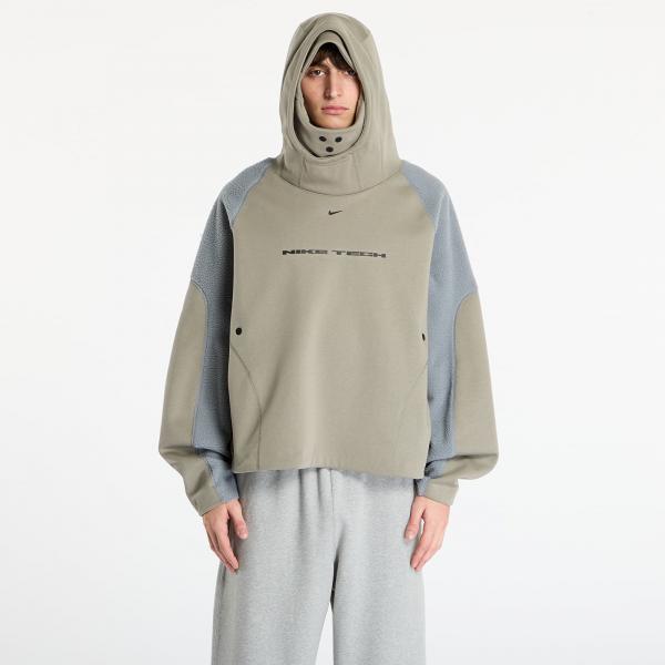 Mikina Nike Tech Boreas Men's Oversized Hoodie Light Army/ Cool Grey/ Black XL