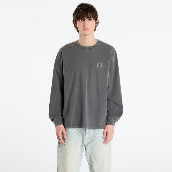 Tričko Carhartt WIP L/S Vista T-Shirt UNISEX Black Garment Dyed XS