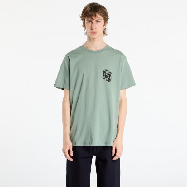 Tričko Horsefeathers Blocks T-Shirt Iceberg Green XXL