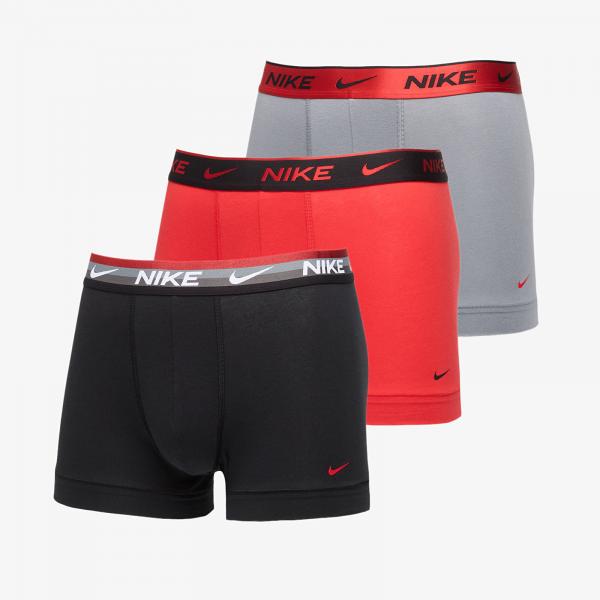Boxerky Nike Dri-FIT Trunk 3-Pack Black M