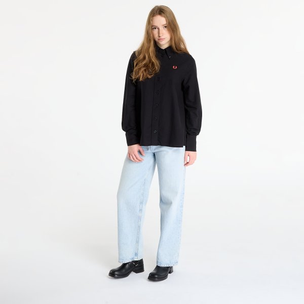 Košile FRED PERRY Button Down Shirt Black 6