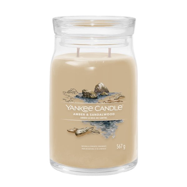 Yankee Candle Signature Large Jar 2 Wicks Amber & Sandalwood Universal