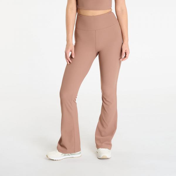 Legíny Urban Classics Ladies Flared Leggings Rib Light Brown L