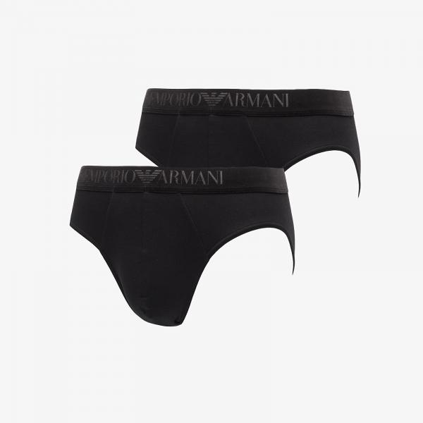 Boxerky EA7 Emporio Armani Bottom Trunk 2-Pack Black/ Black M