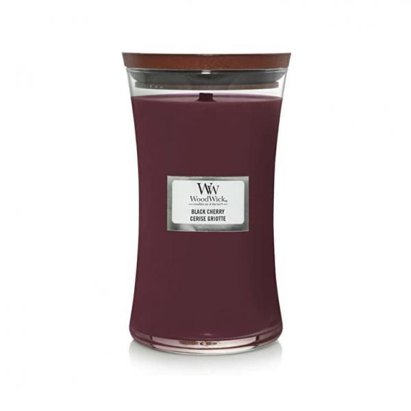 Woodwick Large Hourglass Candle Black Cherry Universal