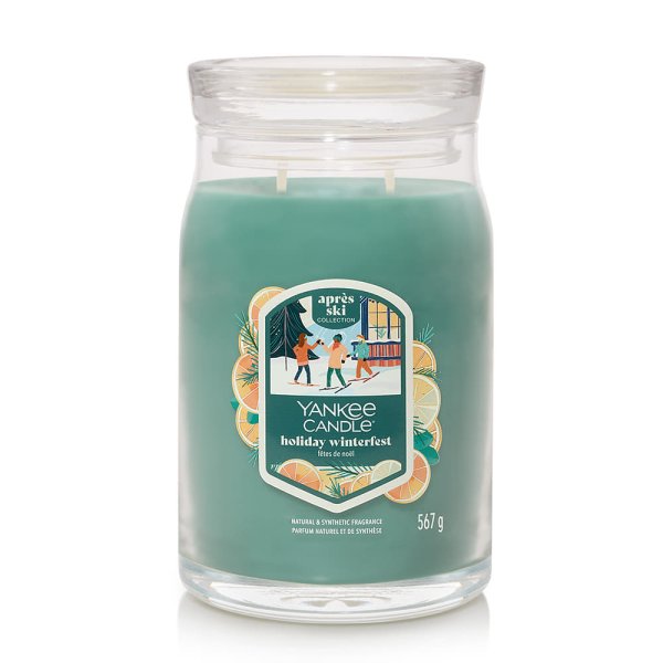 Yankee Candle Signature Large Jar 2 Wicks Holiday Winterfest Universal