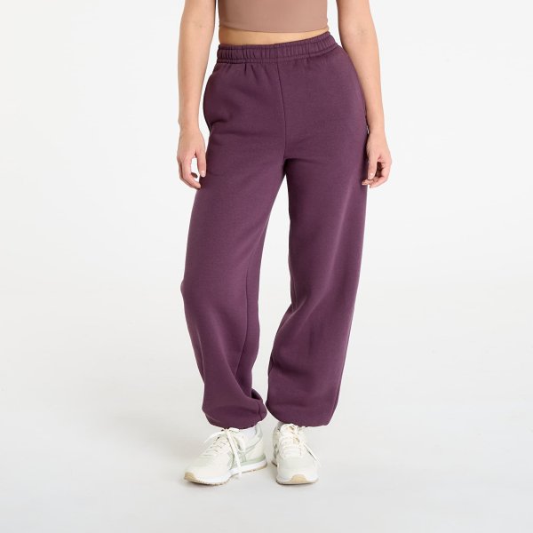 Tepláky Urban Classics Ladies Fluffy Sweatpants Plum Purple XS