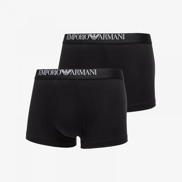 Boxerky EA7 Emporio Armani Bottom Trunk 2-Pack Black/ Black M