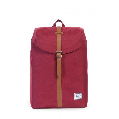 Herschel Supply Post Mid-Volume Winetasting Crosshatch/Tan Synthetic Leather
