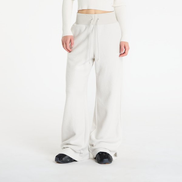Kalhoty Nike Sportswear Phoenix Plush Women's High-Waisted Wide-Leg Cozy Fleece Pants Light Bone/ Sail XL