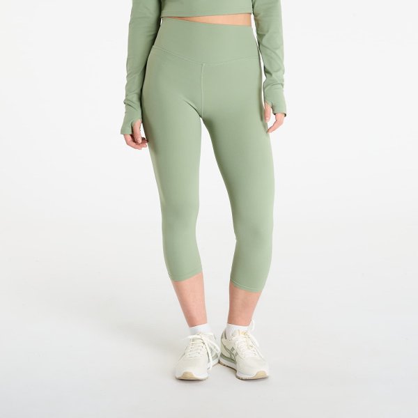 Legíny Urban Classics Ladies Capri Leggings Matcha Green XS