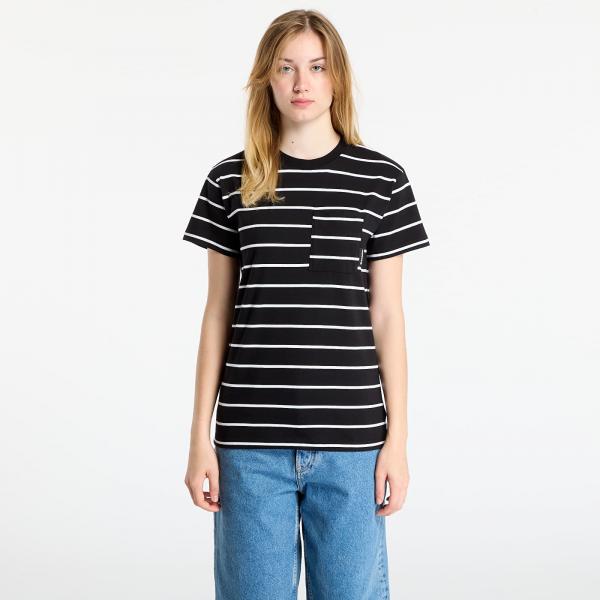 Tričko Horsefeathers Pyper Top Black Stripes M