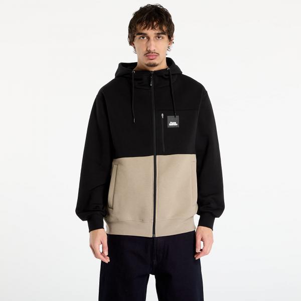 Mikina Horsefeathers Vick Sweatshirt Black/ Taupe S