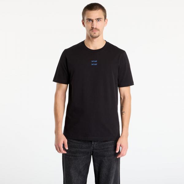 Tričko Samsøe Samsøe Sacards T-Shirt Black Cards XL