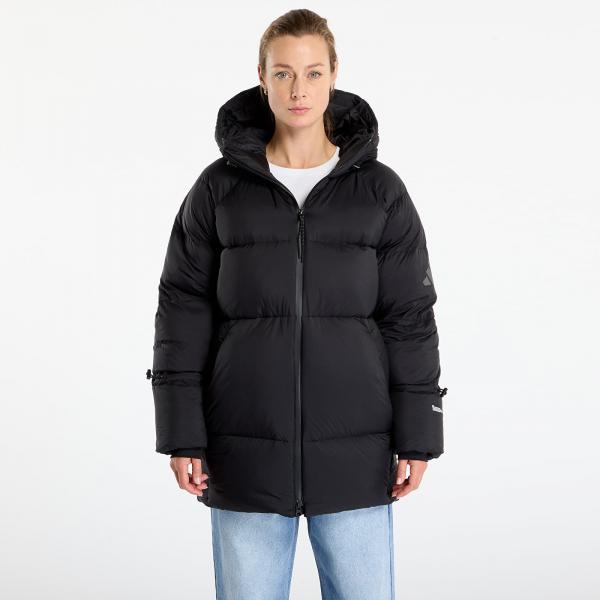 Bunda adidas MYSHELTER Climawarm Down Parka Black/ Collegiate Green M