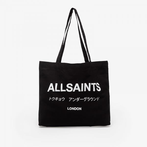 Taška AllSaints Underground Tote Black/ Chalk Universal