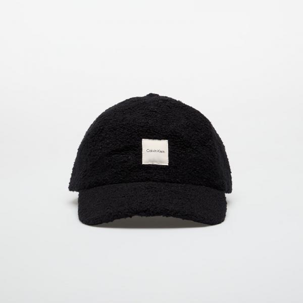 Kšiltovka Calvin Klein Boucle W Patch Cap Black Universal