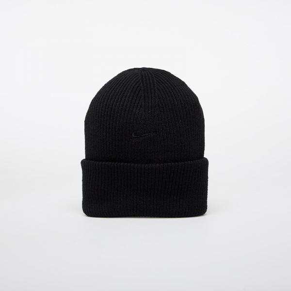 Čepice Nike Peak Premium Beanie Black/ Black Universal