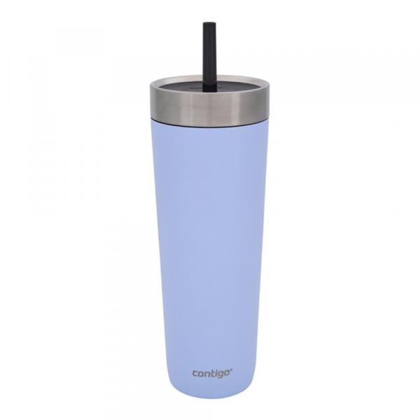 Contigo Water Bottle Luxe Spillproof Tumb 720 ml Blue Universal