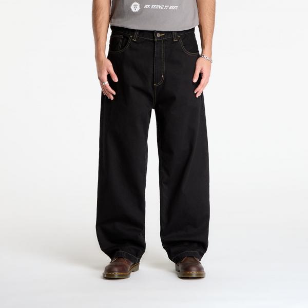 Kalhoty Carhartt WIP Brandon Pant Black Rinsed M